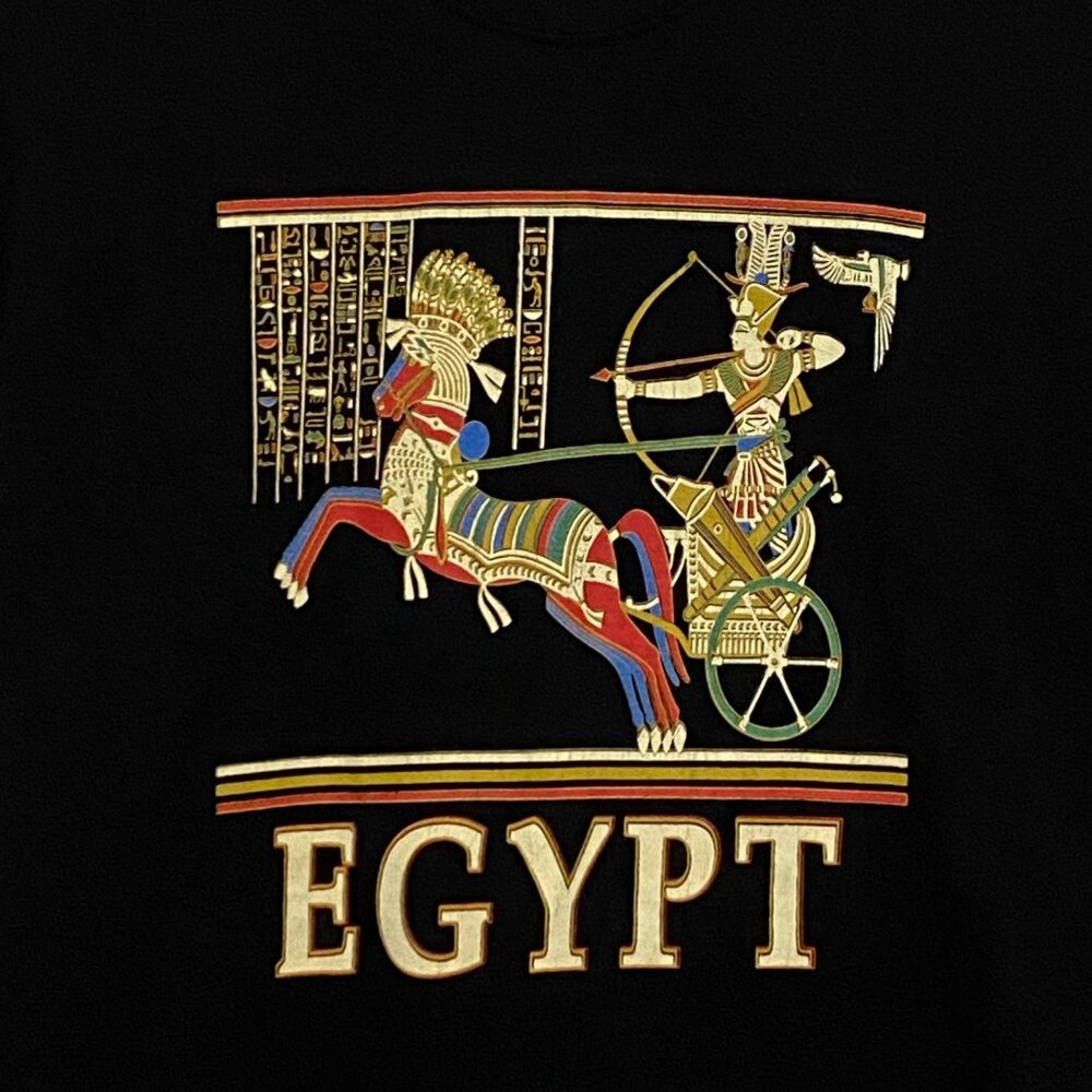 Moustafa Egypt T-Shirt‎ Womens XXL Black Tourist Travel Souvenir History Buff